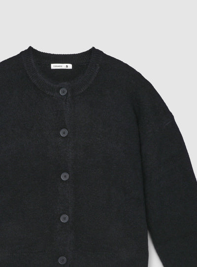Cardigan ampio con bottoni
