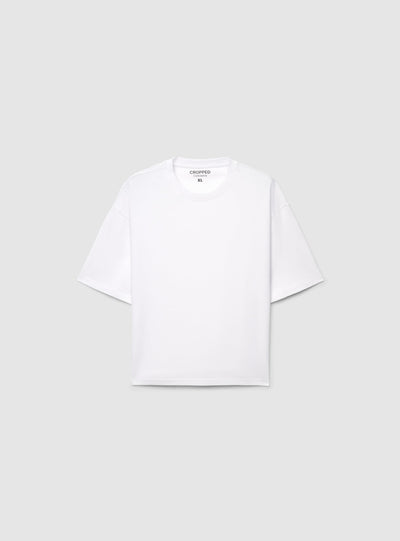 T-shirt crop a tinta unita