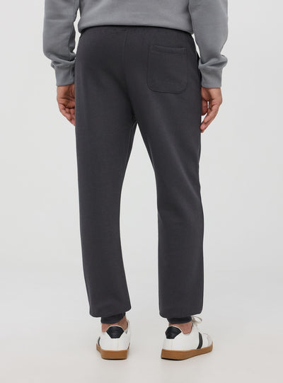 Pantaloni tuta pesanti con coulisse e polsini