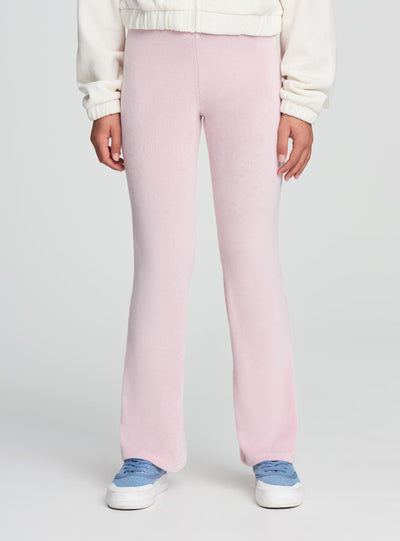 Ribbed flared leggings