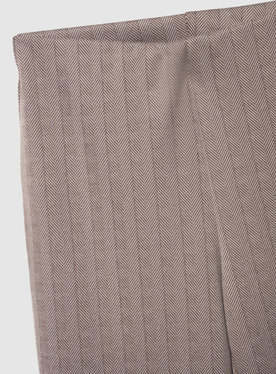 Pantaloni a zampa con motivo spinato
