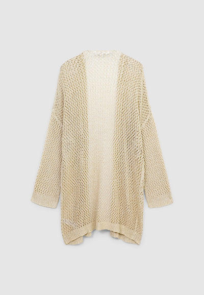 Kimono traforato tinta unita