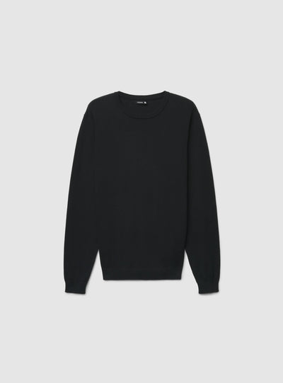 Maglia girocollo a tinta unita