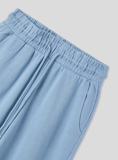 Pantaloni tuta wide leg con coulisse