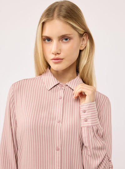 Camicia ampia a righe