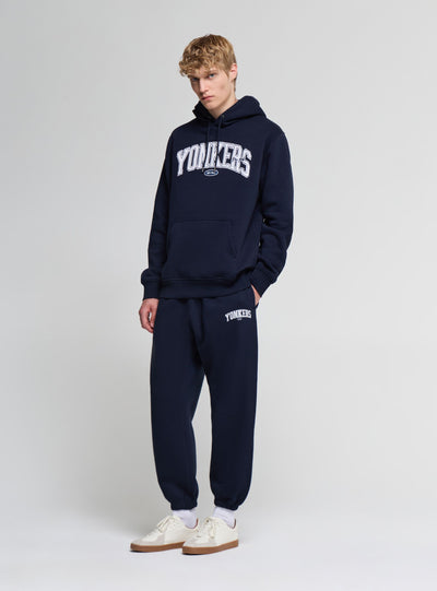 Pantaloni tuta jogger con stampa college