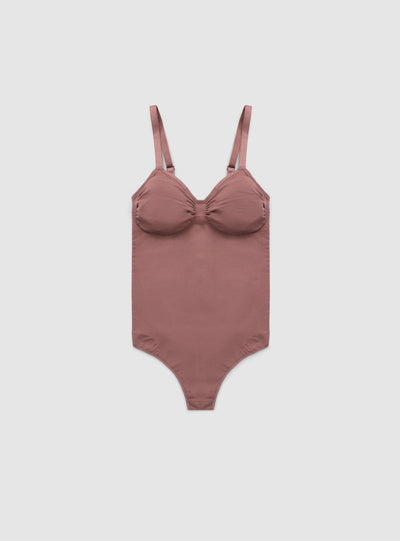 Body modellante super shaping a tinta unita