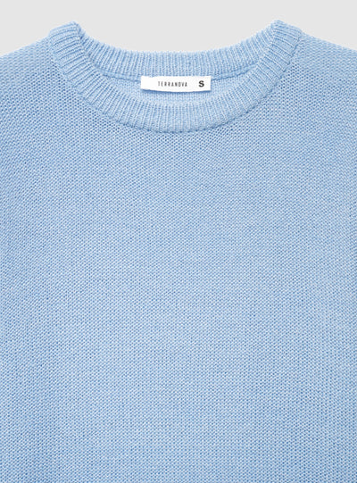 Maglia girocollo effetto luccicante