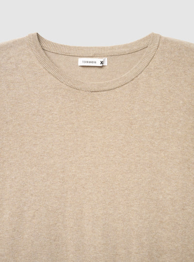 Maglia girocollo a tinta unita