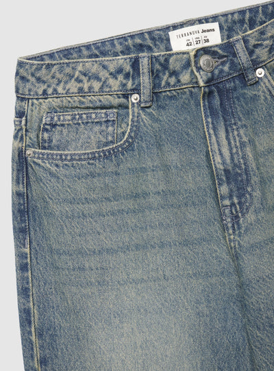 Jeans straight a cinque tasche