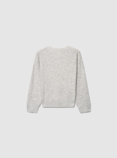 Maglia con effetto luccicante e paillettes