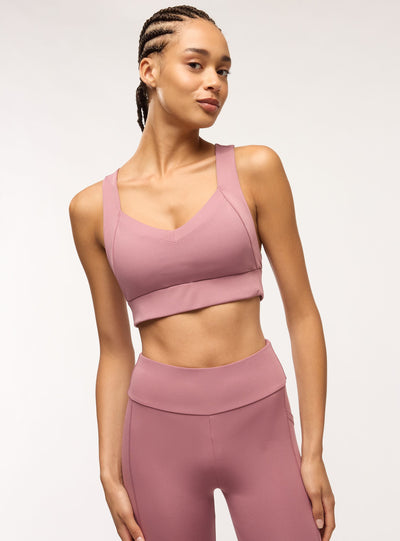 Bra top sportivo con oblò