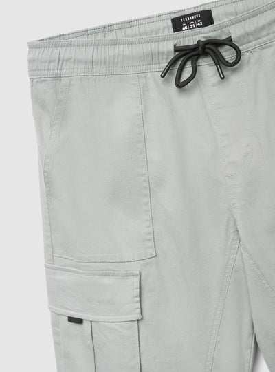 Pantaloni cargo con coulisse e tasche