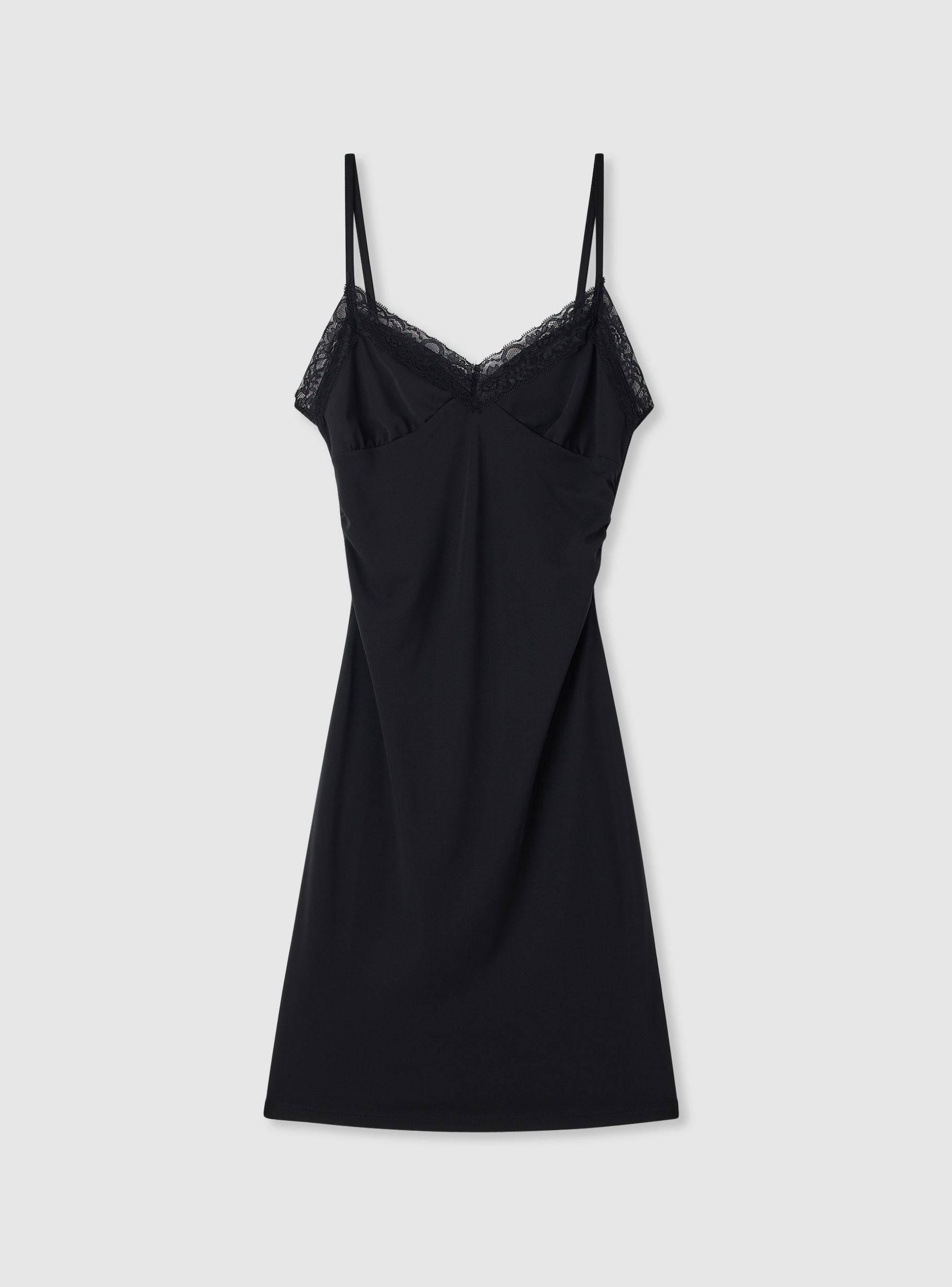 Short sheath dress with lace trim - Terranova Short sheath dress with lace trim - Terranova