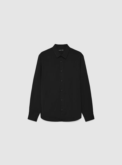 Camicia a maniche lunghe tinta unita