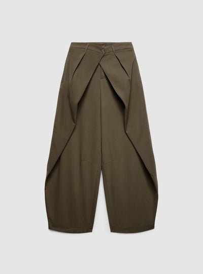 Pantaloni lunghi con pannelli incrociati