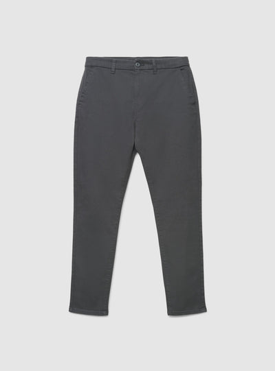 Pantaloni chino skinny a tinta unita