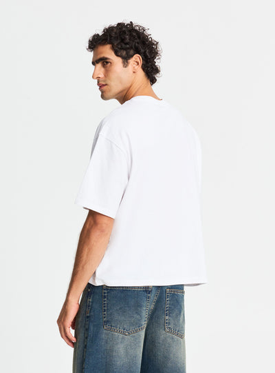 T-shirt crop a tinta unita