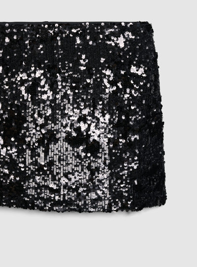 Skort con paillettes