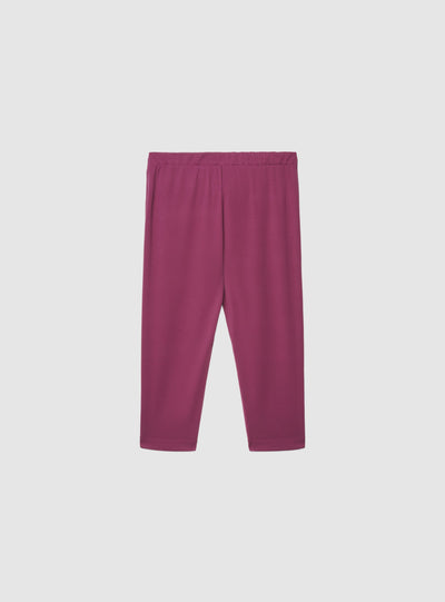 Pantaloni chinos cigarette a tinta unita