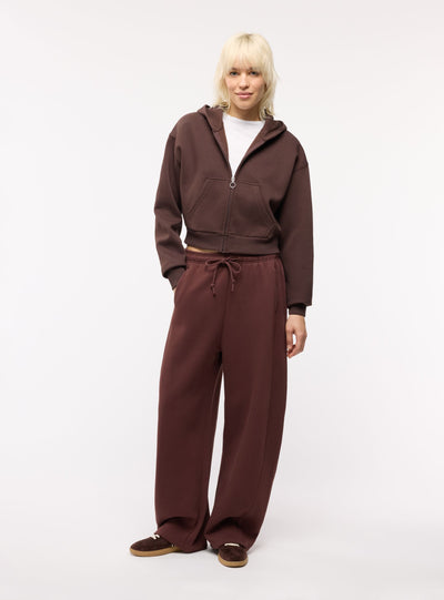 Pantaloni tuta lunghi tinta unita