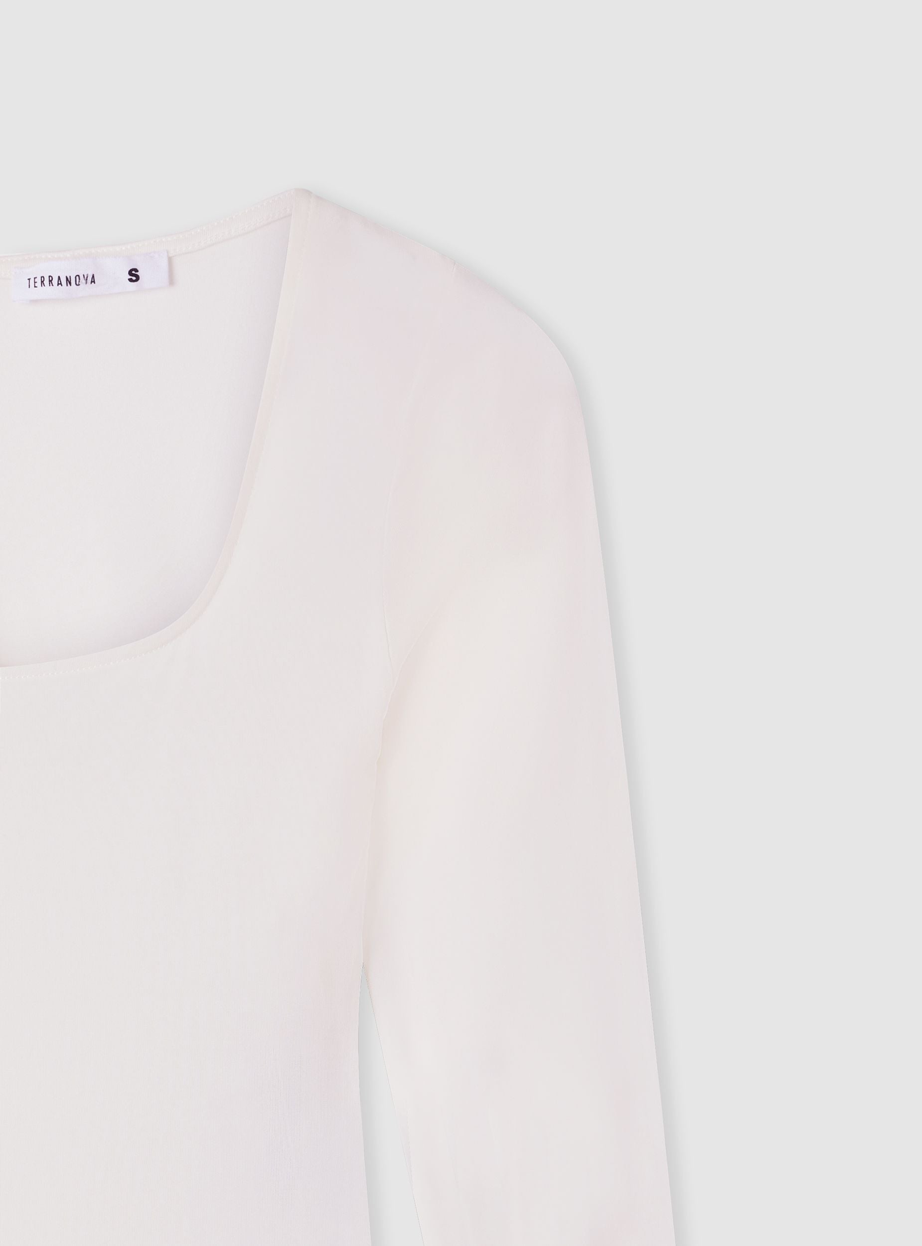 Aokosor Maglietta Donna Scollo Quadrato Maniche A Sbuffo Estate Casual Bianco S