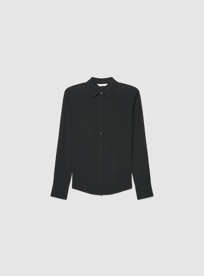 Camicia ampia a tinta unita