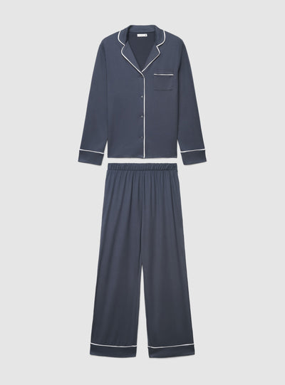 Set pigiama con camicia e pantaloni lunghi