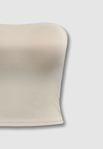 Top crop a fascia con coppe interne