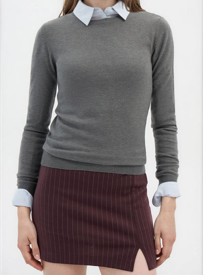 Maglia basic tinta unita