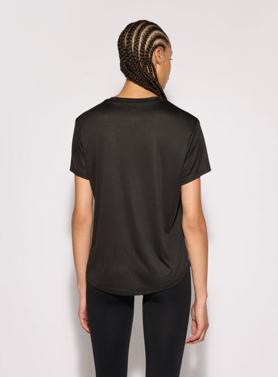 T-shirt sportiva over a tinta unita