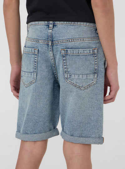 Shorts di jeans cinque tasche