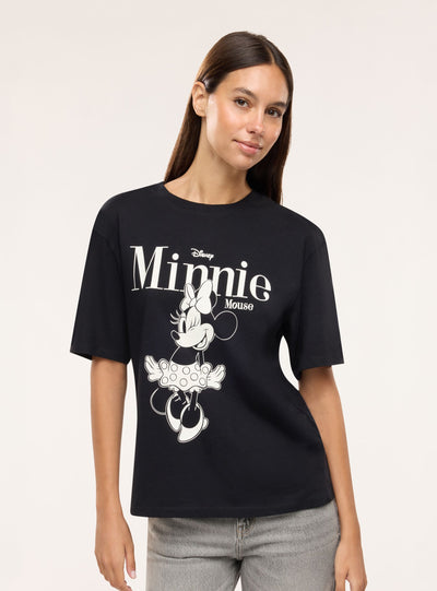 T-shirt ampia con stampa Minnie®