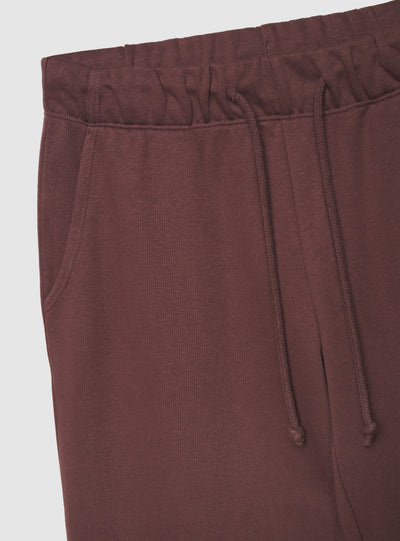Pantaloni tuta ampi a zampa con coulisse