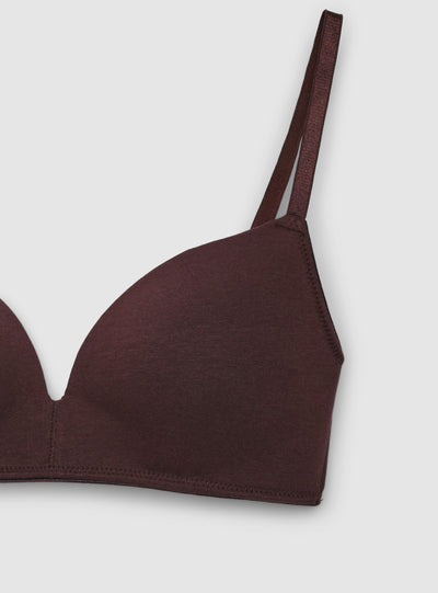 Reggiseno triangolo preformato a tinta unita