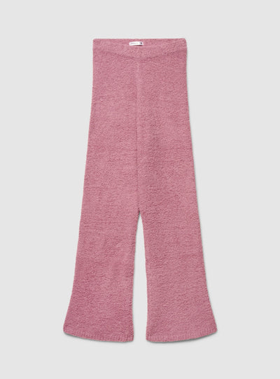 Long teddy-effect pajama set