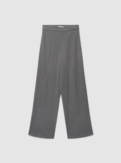 Pantaloni wide leg effetto mélange