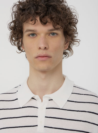 Gestreiftes Poloshirt