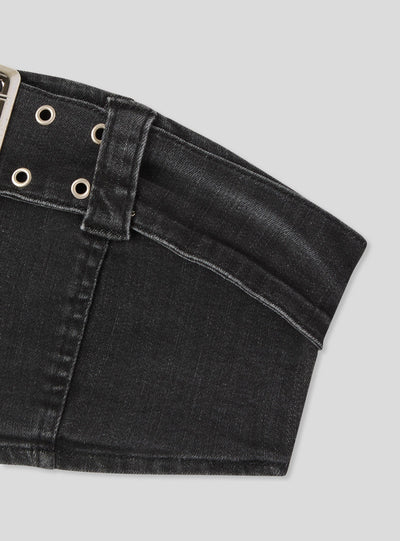 Top fascia con cintura