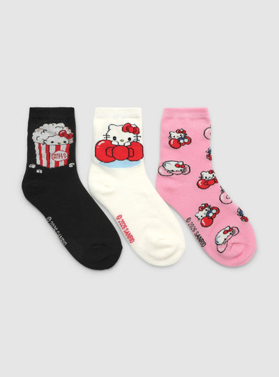 Pack 3 calzini con stampa Hello Kitty®