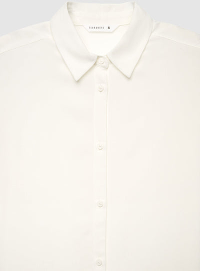 Camicia ampia a tinta unita