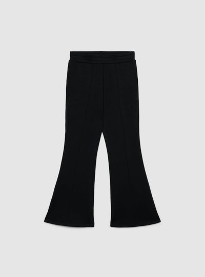 Trenerka pantalone sa zvonastim nogavicama u jednobojnoj varijanti