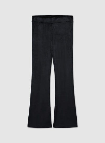 Leggings sa zvonastim nogavicama i rebrastim uzorkom