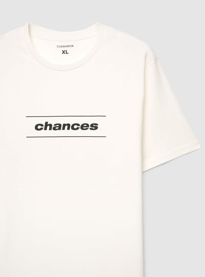T-shirt con stampa lettering