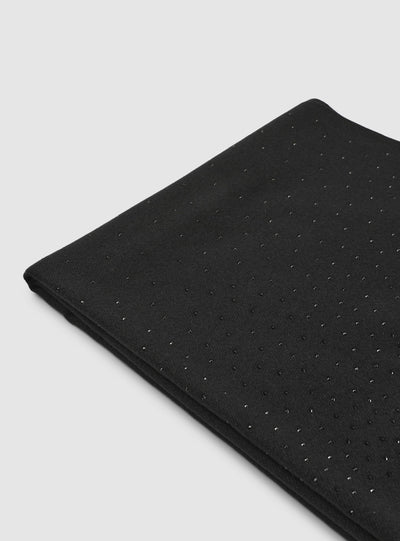 Pashmina con strass tono su tono
