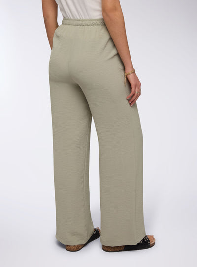 Pantalon large avec cordon de serrage