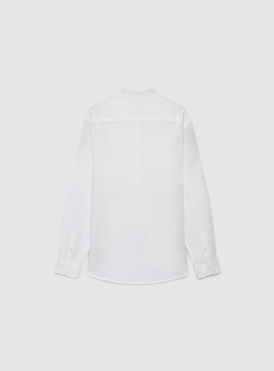 Camicia regular a maniche lunghe in popeline