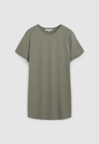 Plain colour maxi T-shirt