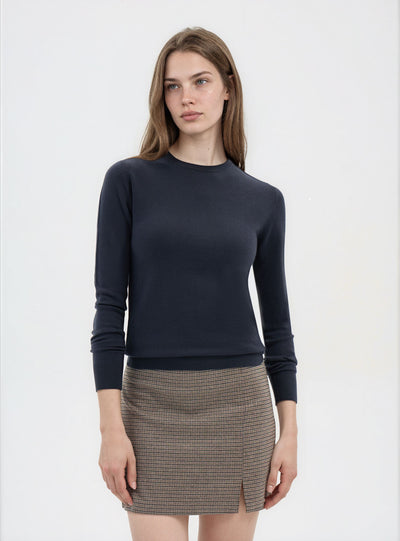Maglia basic tinta unita