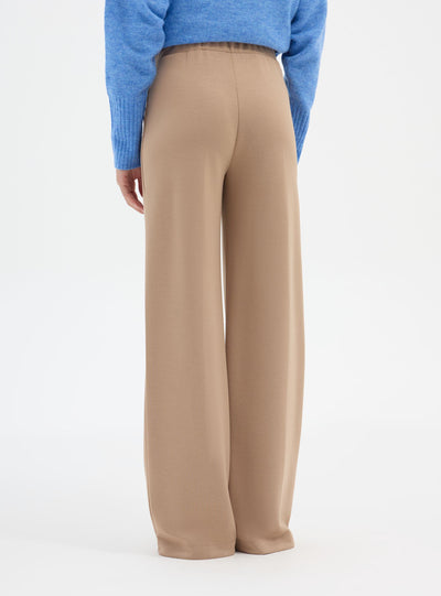 Pantaloni wide leg tinta unita